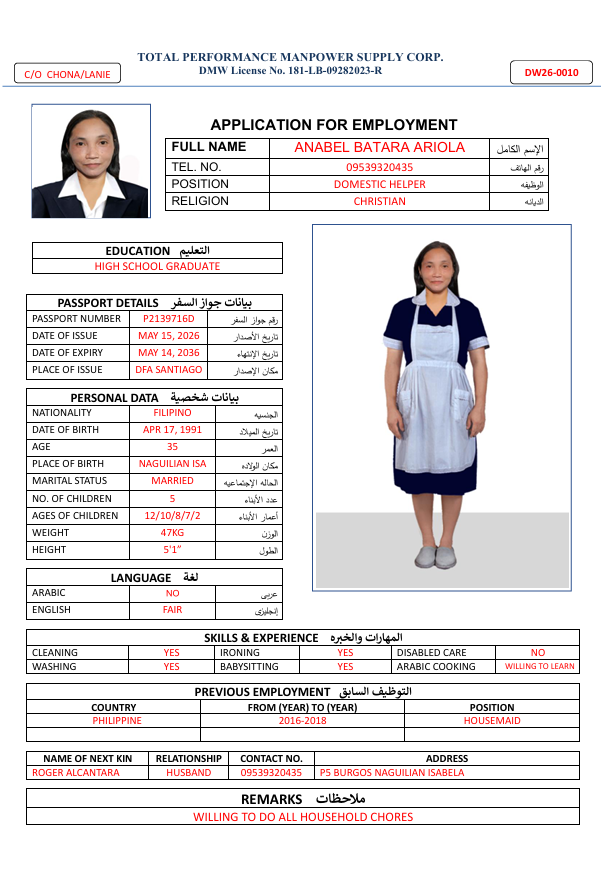 CV